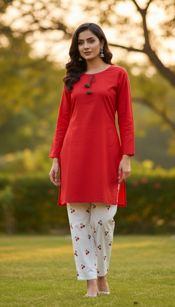 Cherry Design Three Piece suit