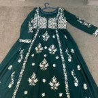 Frock Soft Lawn Chikankar